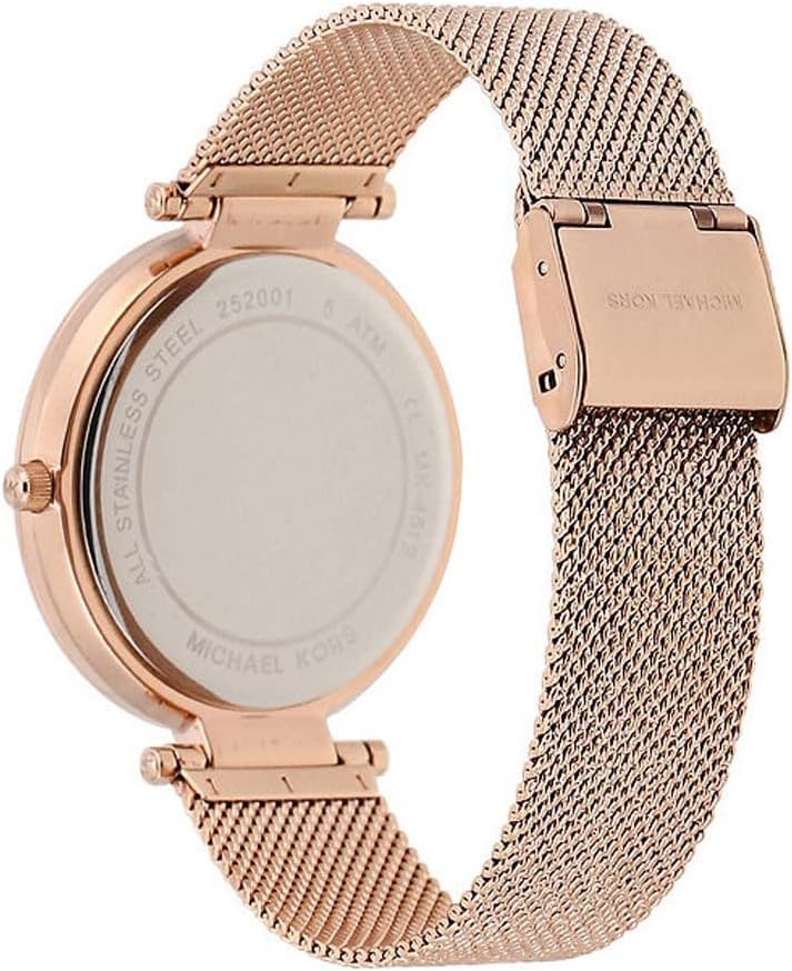 Michael Kors Darci horloge voor dames, uurwerk met roestvrij stalen of lederen band