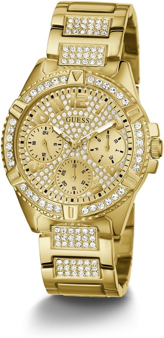 Guess Analoog dameshorloge kwarts met roestvrijstalen armband W1156L2, goudkleurig, W1156L2