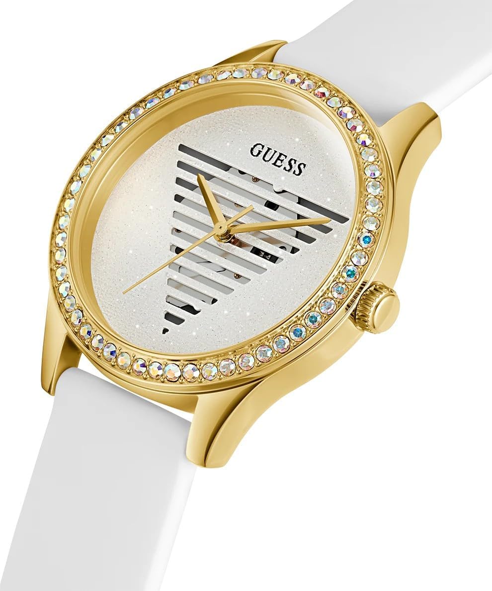 Guess Analoge GW0530L6, Wit, GW0530L6-AMZUK