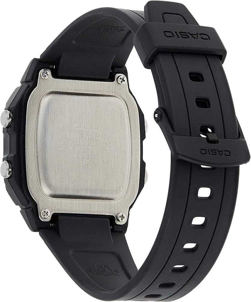 Casio Horloge W-800H-1BVES, Zwart