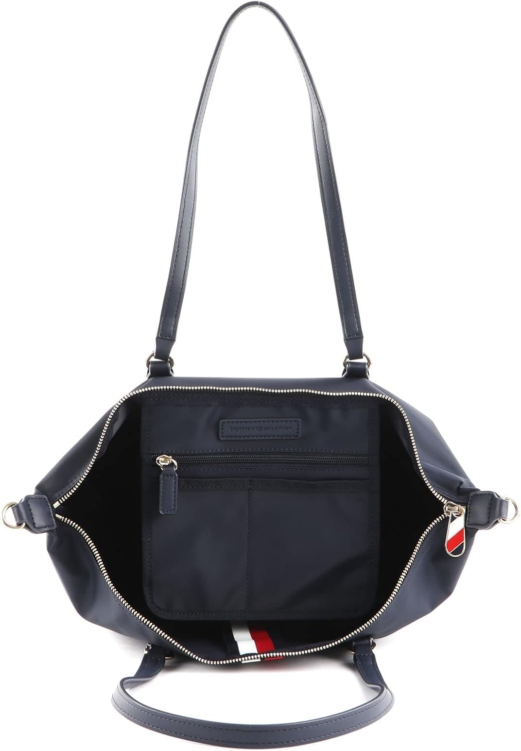 Tommy Hilfiger Poppy Shopper Tas 31 cm, Blauw (Space Blue), One Size