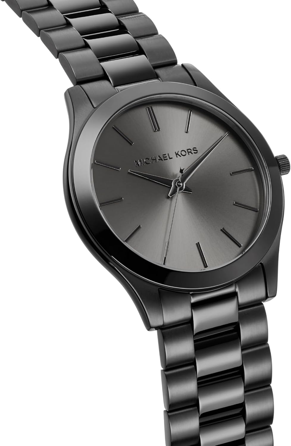 Michael Kors Runway Horloge voor dames, kwartsuurwerk met horlogeband van roestvrij staal, keramiek of leer