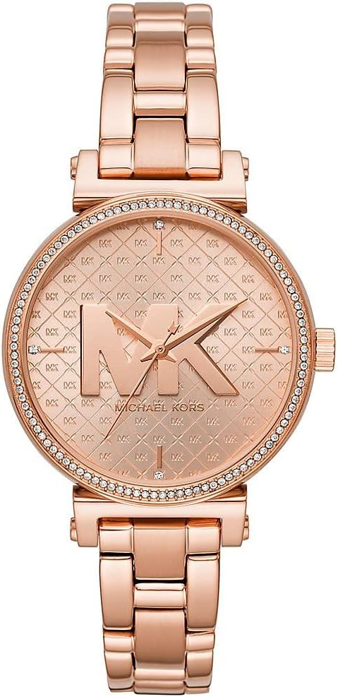 Michael Kors Sofie Horloge voor dames, kwartsuurwerk met horlogeband van roestvrij staal of leder