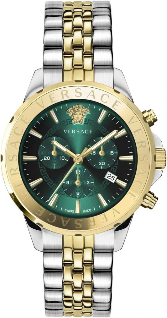 Versace VEV602023 Chrono Signature Heren Horloge 44mm, Modern