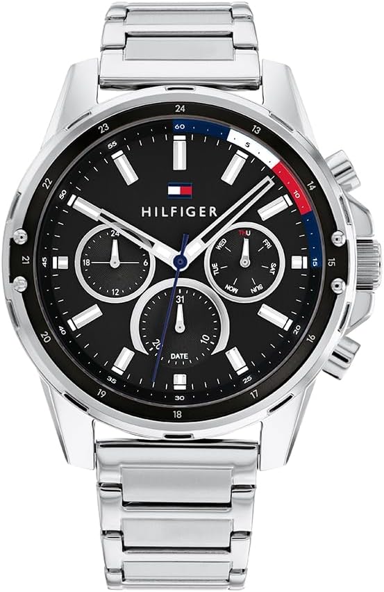 Tommy Hilfiger horloge 1791936, Blanco Y Gris, Armband