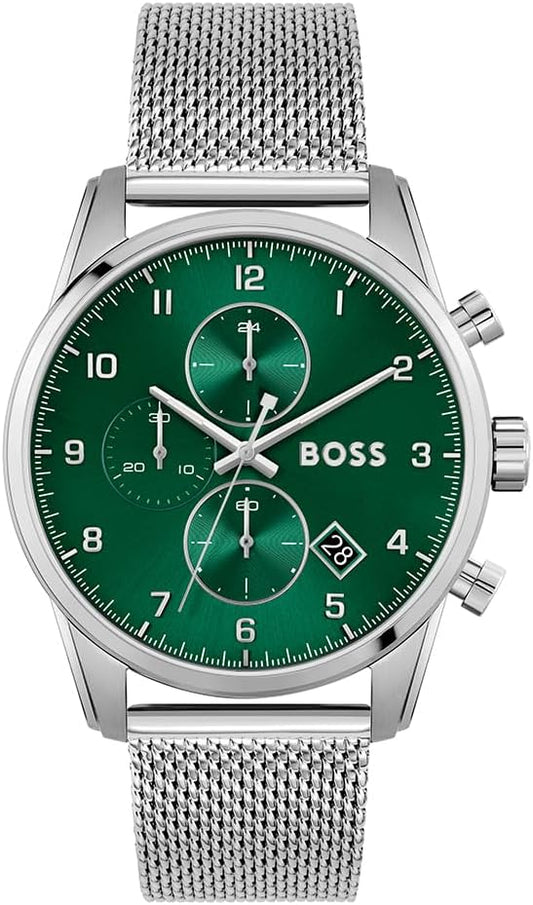 BOSS Herenhorloge analoog kwarts met roestvrijstalen band 1513938