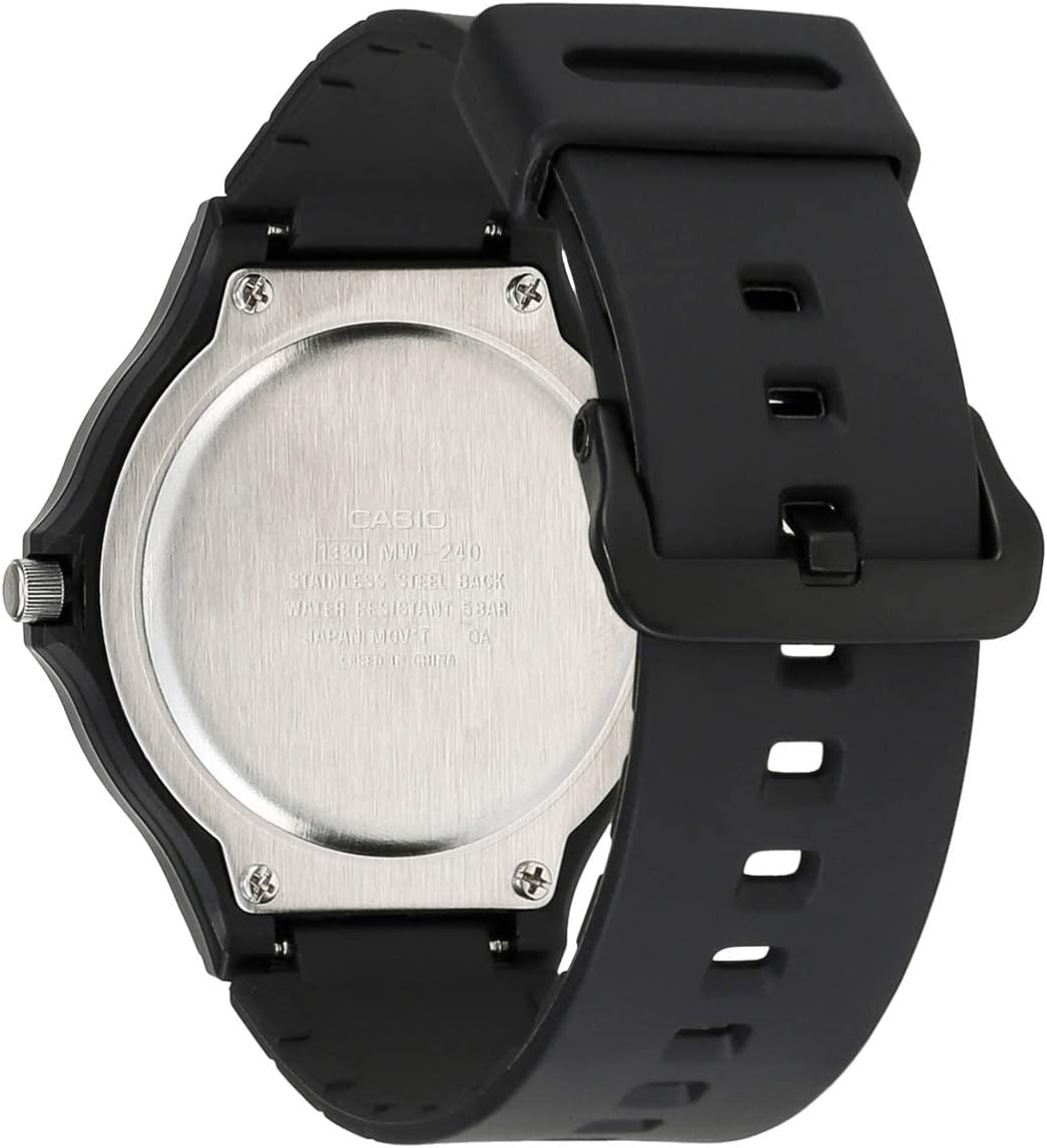 Casio Collectie, analoog, kwartshorloge met harsband, uniseks