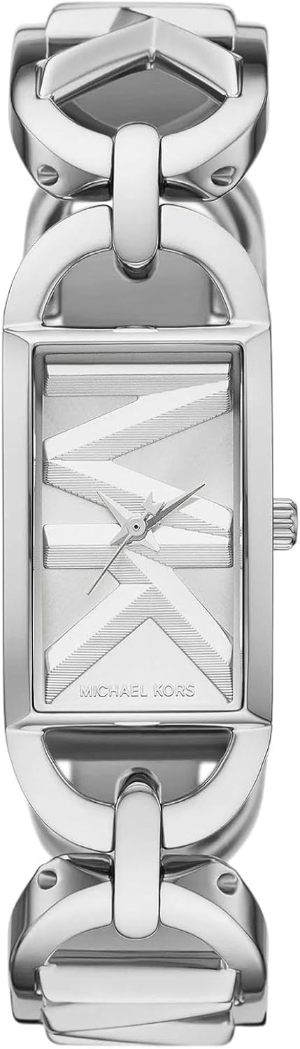 Michael Kors dameshorloge MK Empire kwarts/3 wijzerwerk kastmaat 30mm met een roestvrijstalen horlogeband MK7407