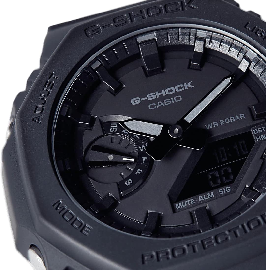 Casio GA-2100-1A1ER zwart herenhorloge