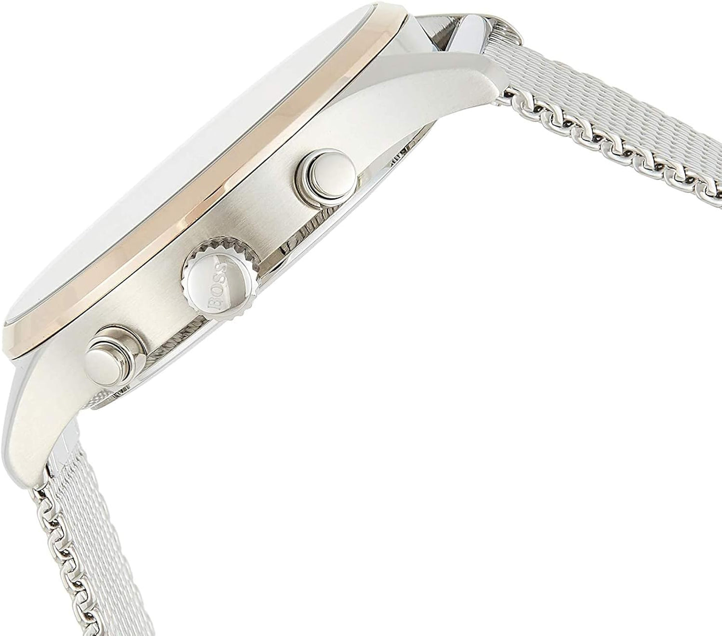 Boss Associate Chronograaf kwartshorloge voor heren, met roestvrijstalen armband
