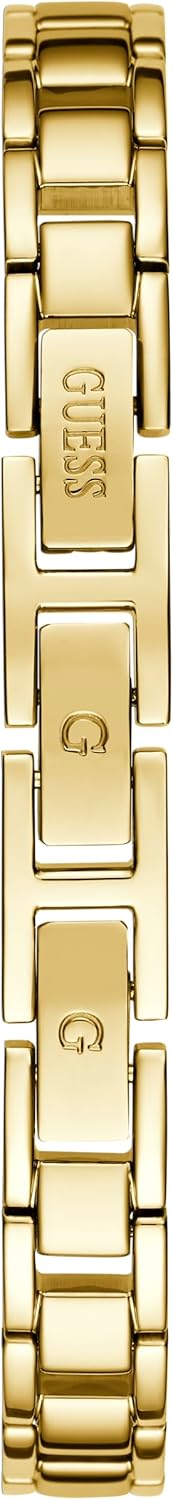 Guess Dames 26 mm horloge - tweekleurige G-Link zilveren wijzerplaat tweekleurige kast