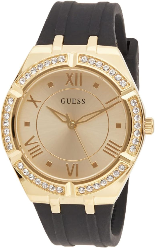 Guess 36 mm Crystal Accented Watch, zilver, eenheidsmaat