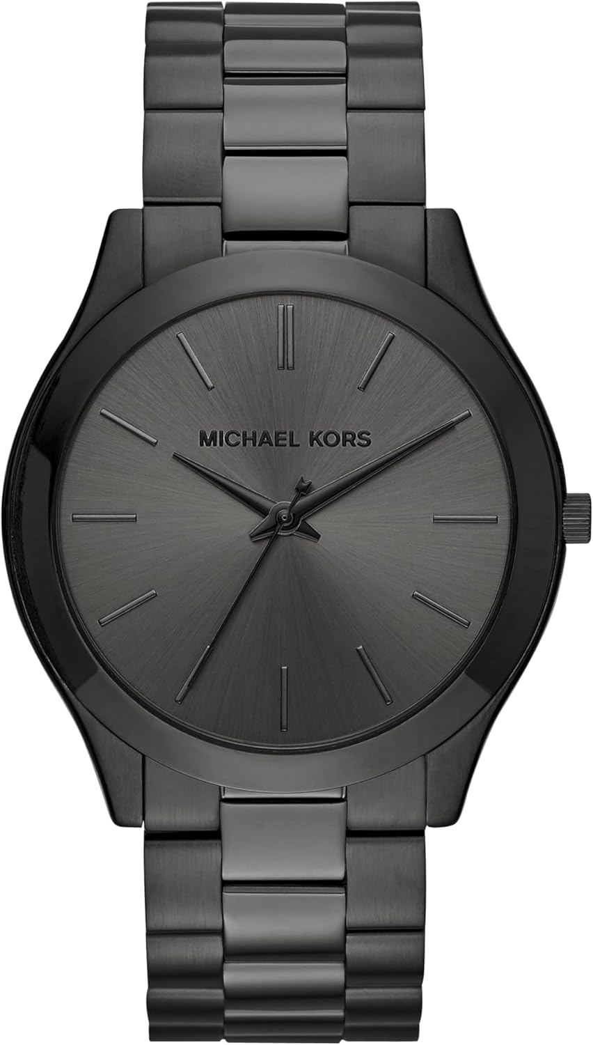 Michael Kors Runway Horloge voor dames, kwartsuurwerk met horlogeband van roestvrij staal, keramiek of leer