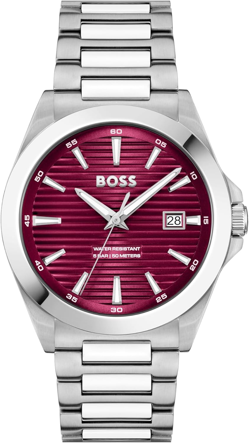 BOSS Strike Qtz Basic Calendar herenhorloge