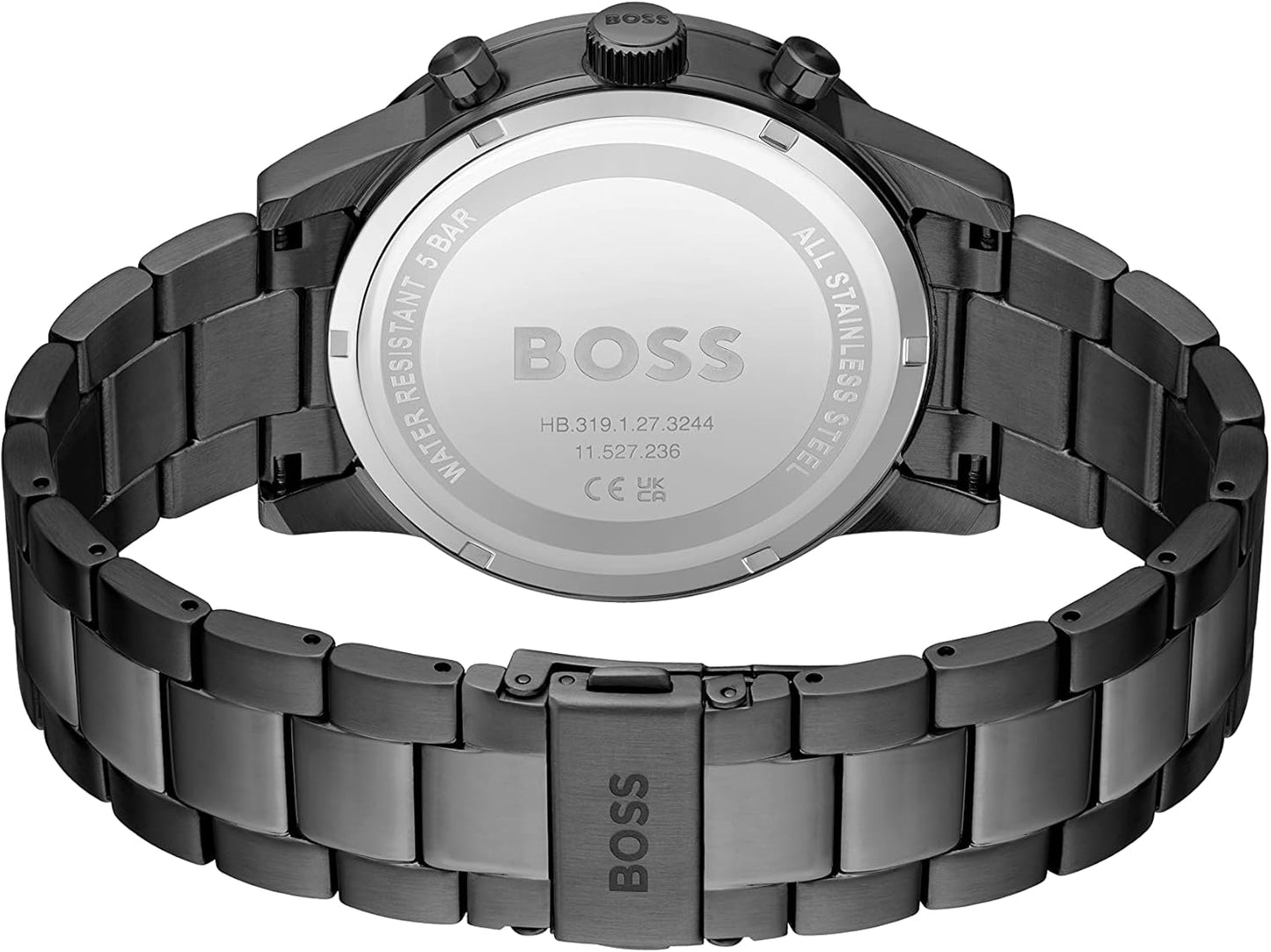 BOSS Analoog kwartshorloge voor heren met roestvrijstalen band 1513924