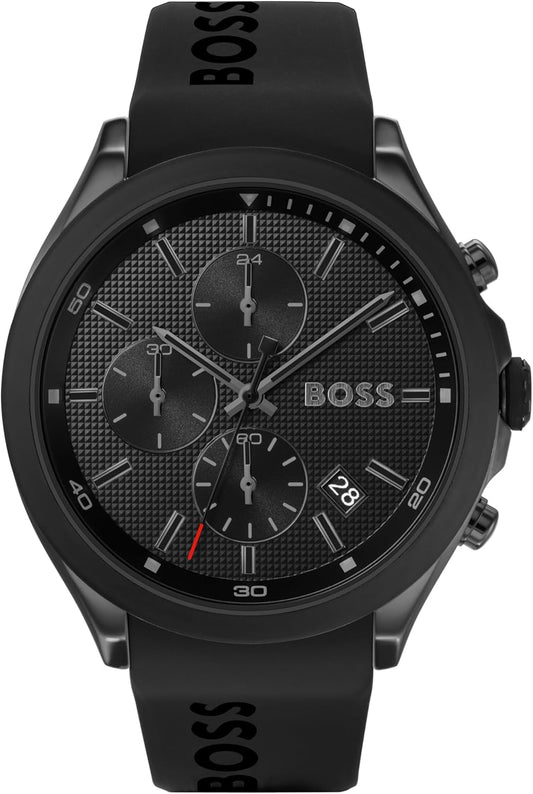 BOSS 1513707 analoog klassiek kwartshorloge voor heren met roestvrijstalen armband