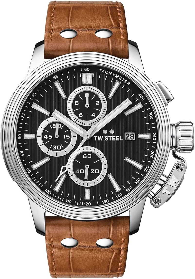 TW Steel 'CEO Adesso' Quartz casual horloge met blauwe band