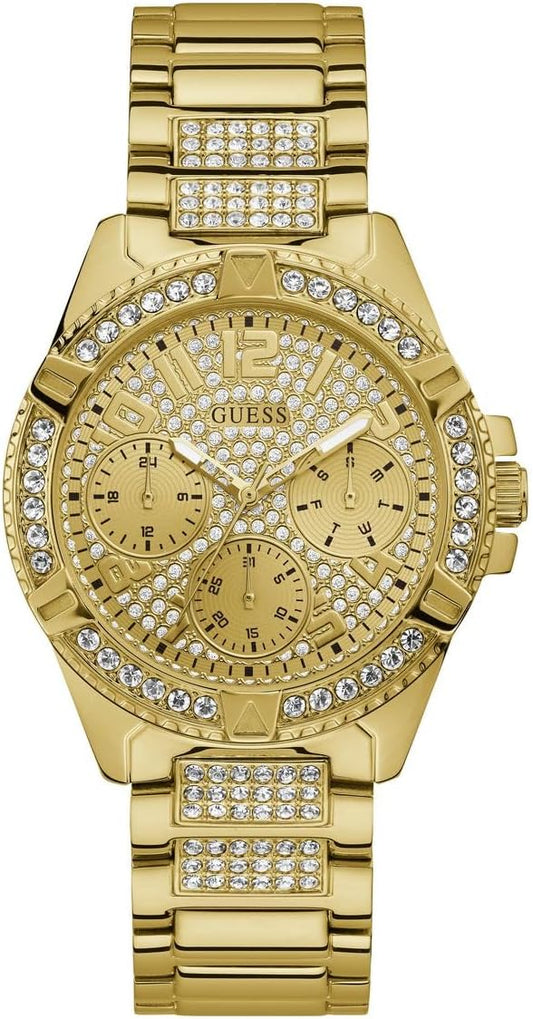 Guess Analoog dameshorloge kwarts met roestvrijstalen armband W1156L2, goudkleurig, W1156L2