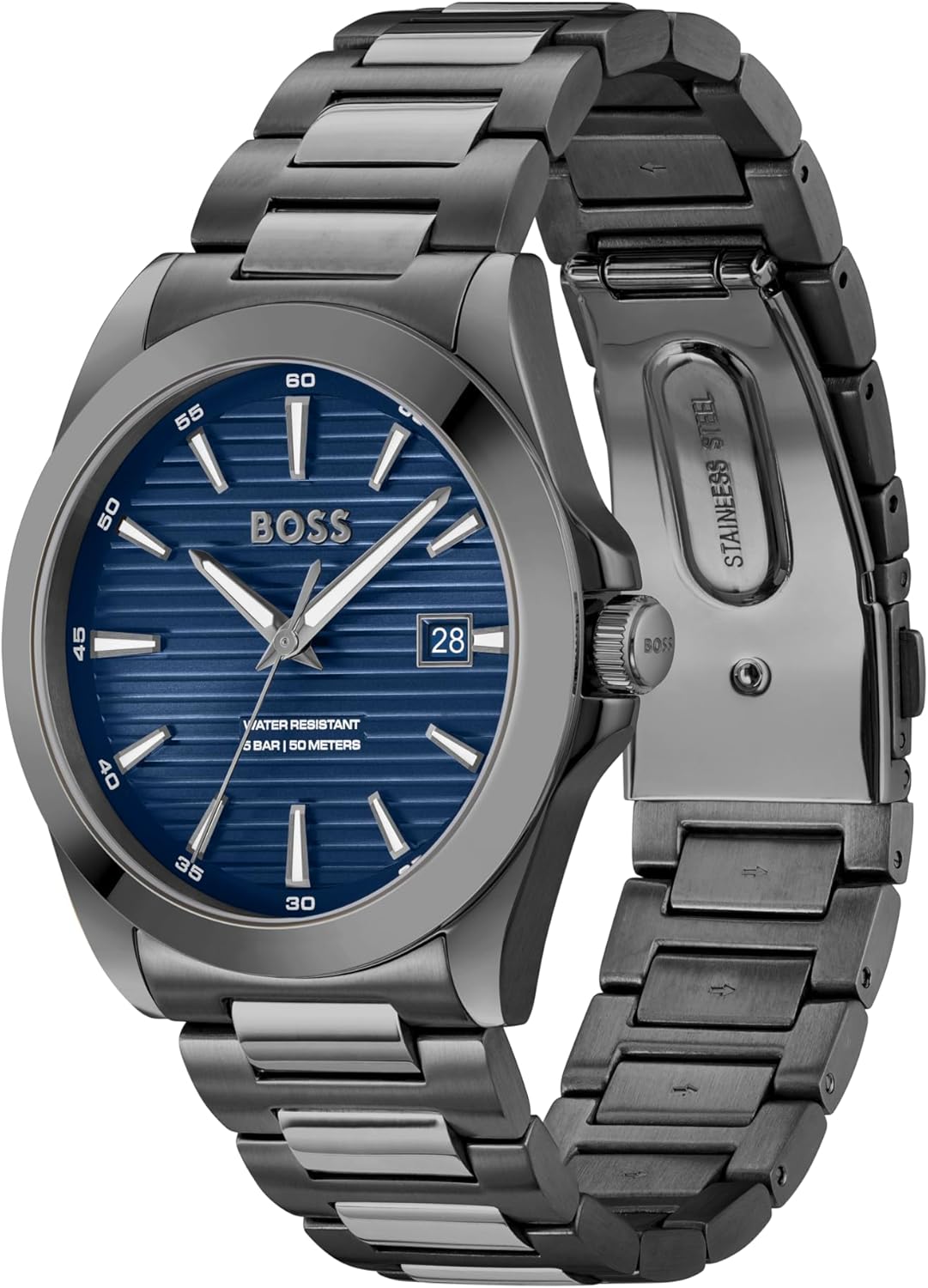 BOSS Strike Qtz Basic Calendar herenhorloge
