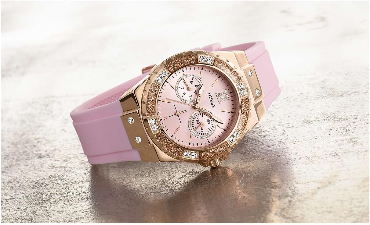 Guess Dames Multi Dial Quartz Horloge Limelight