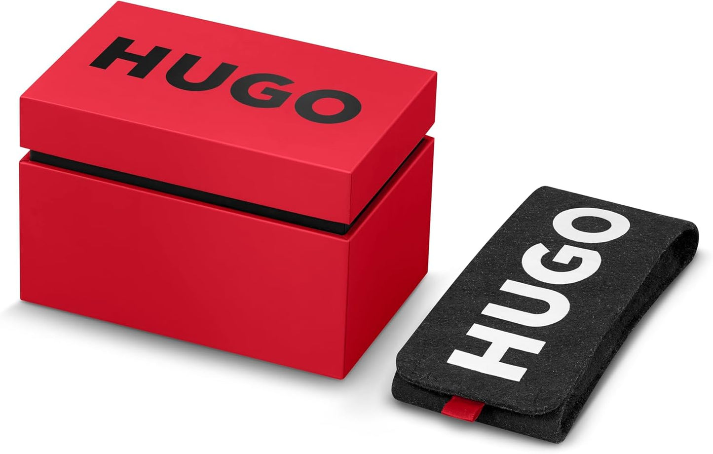 HUGO Analoog kwartshorloge voor heren, met roestvrij stalen armband 1530186