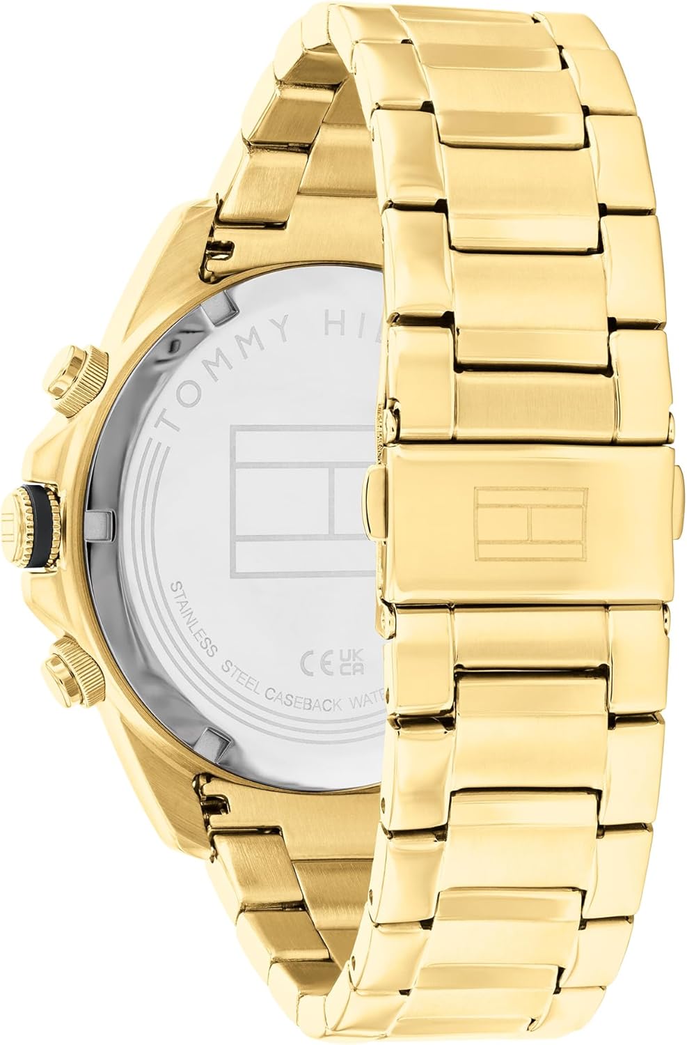 Tommy Hilfiger Analoog multifunctioneel kwartshorloge voor heren met armbanden van roestvrij staal of leer