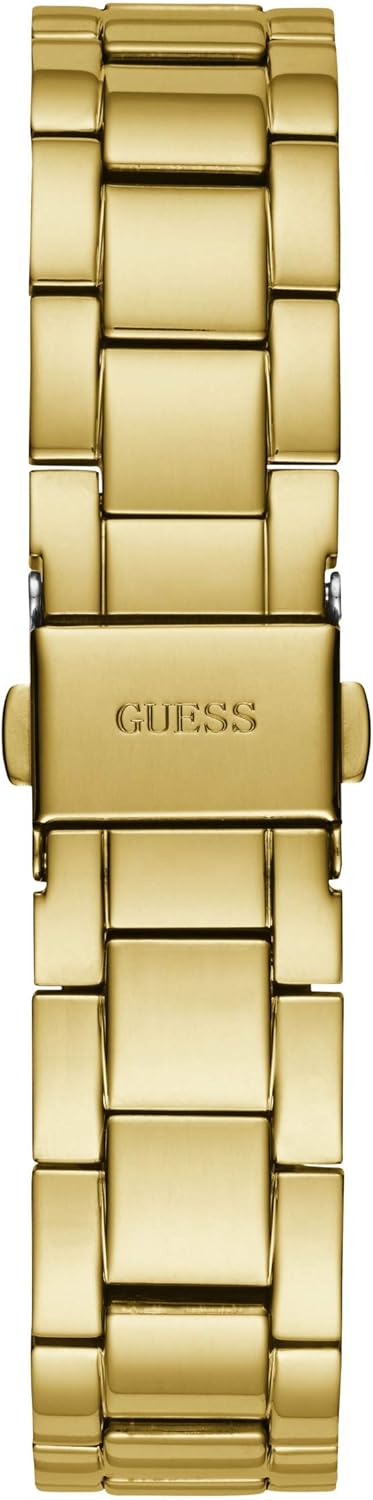 Guess Analoog kwartshorloge voor dames met roestvrij stalen armband W1231L2, goud, armband