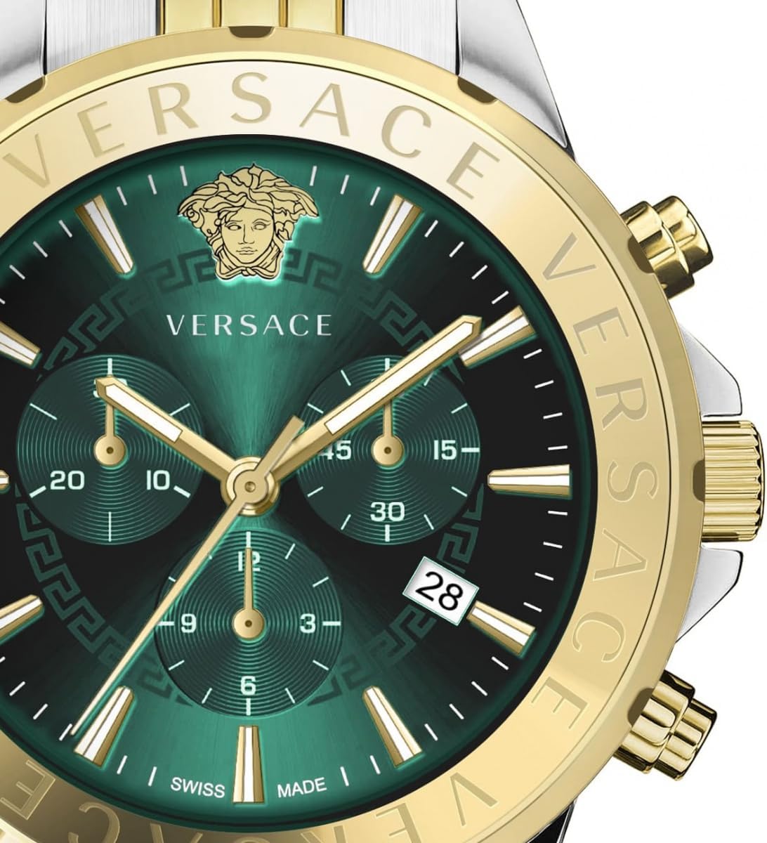 Versace VEV602023 Chrono Signature Heren Horloge 44mm, Modern