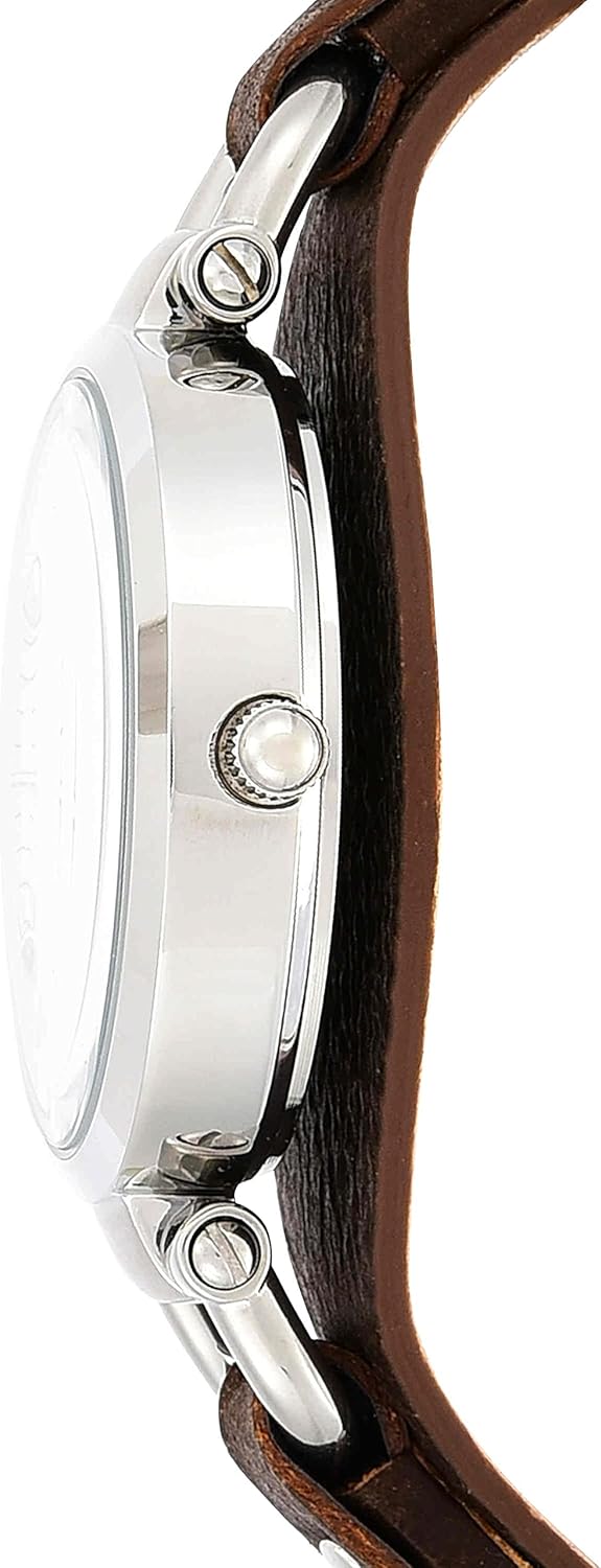 Fossil Dameshorloge Georgia, kastmaat 32 mm, quartz uurwerk, leren band