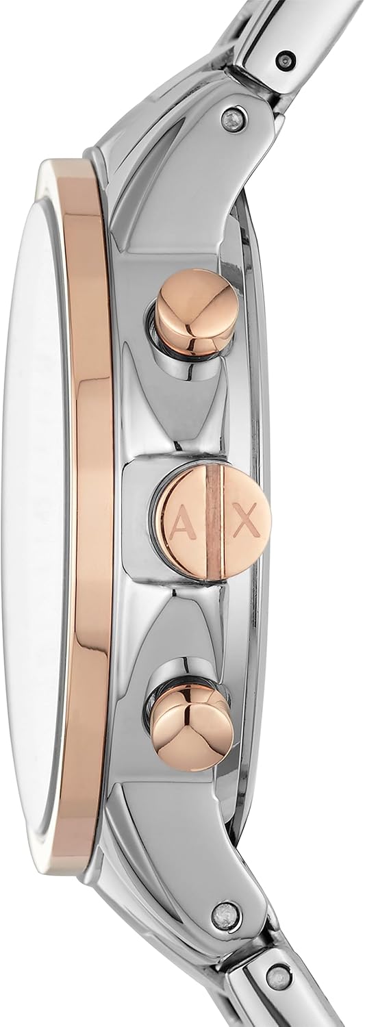 Armani Exchange Chronograaf Tweekleurig Roestvrijstalen Horloge