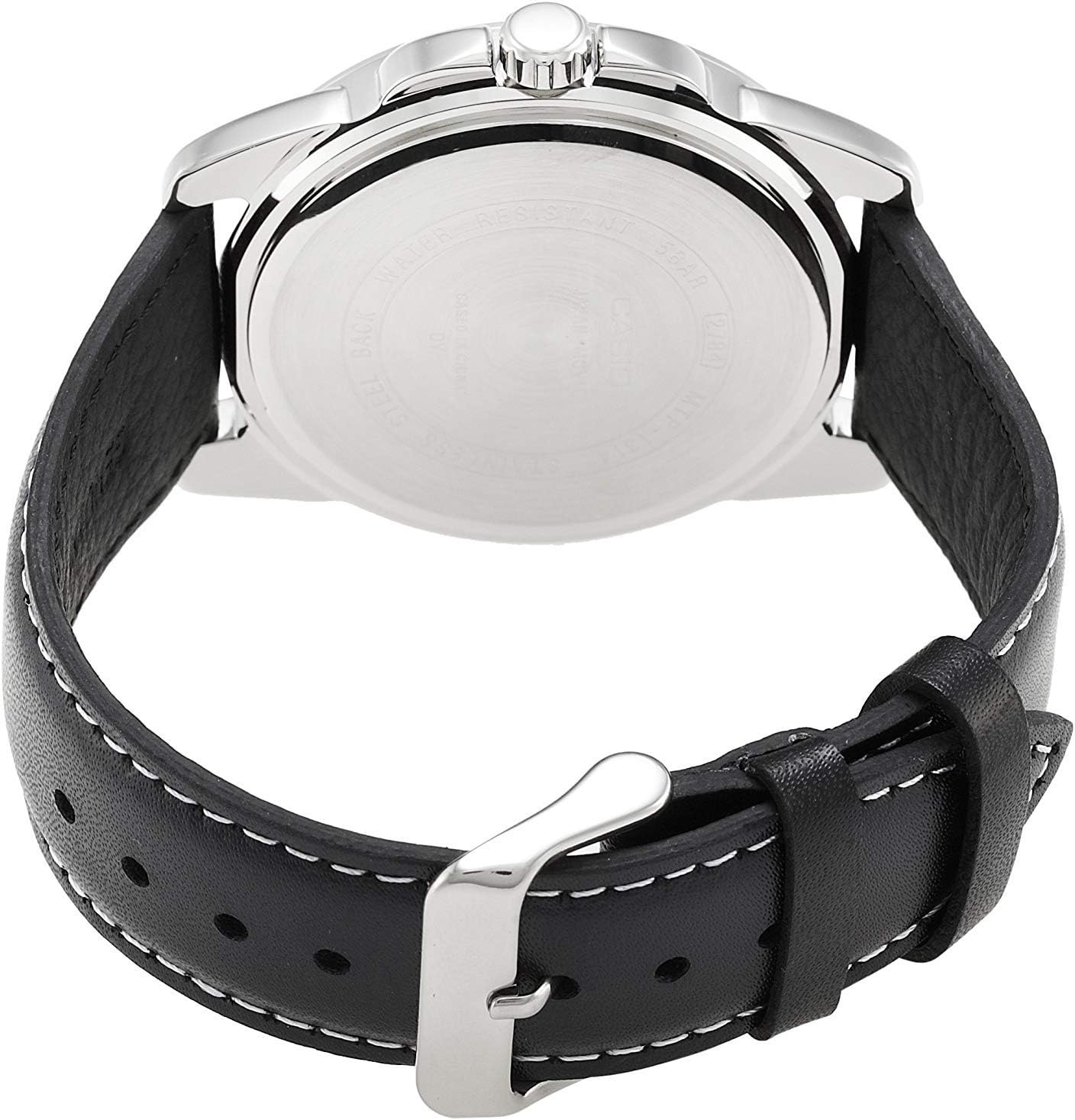 Casio Analoog kwartshorloge voor heren, met roestvrij