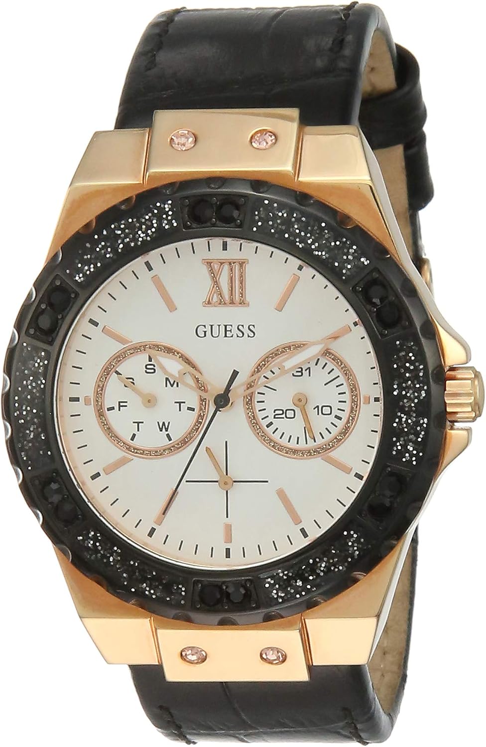 Guess Dames Multi Dial Quartz Horloge Limelight