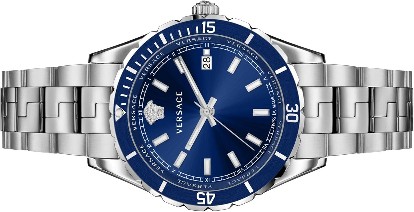 Versace polshorloge heren HELLENYIUM 42 mm VE3A00922, armband