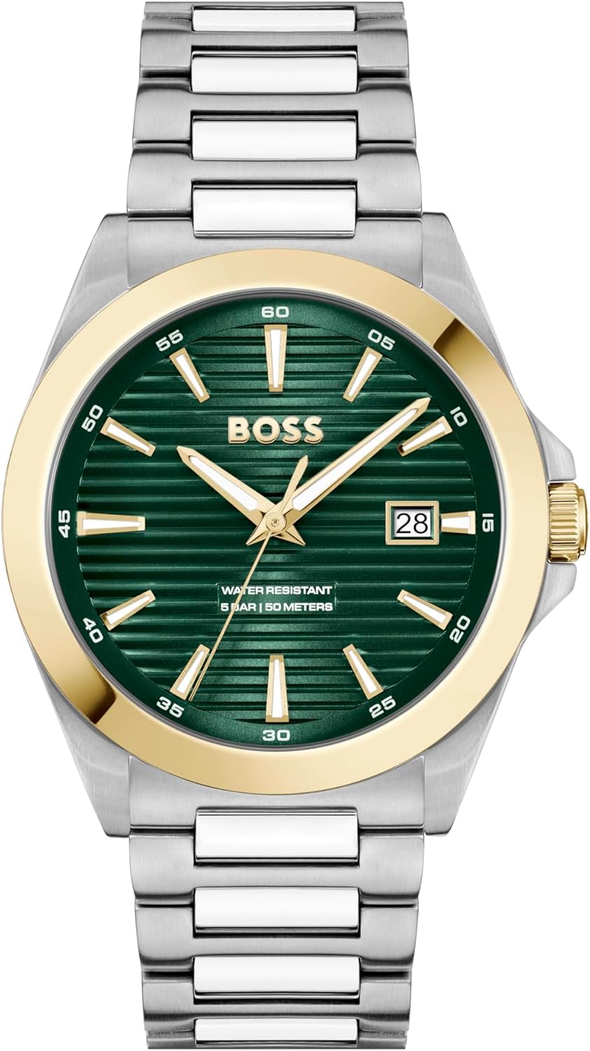 BOSS Strike Qtz Basic Calendar herenhorloge