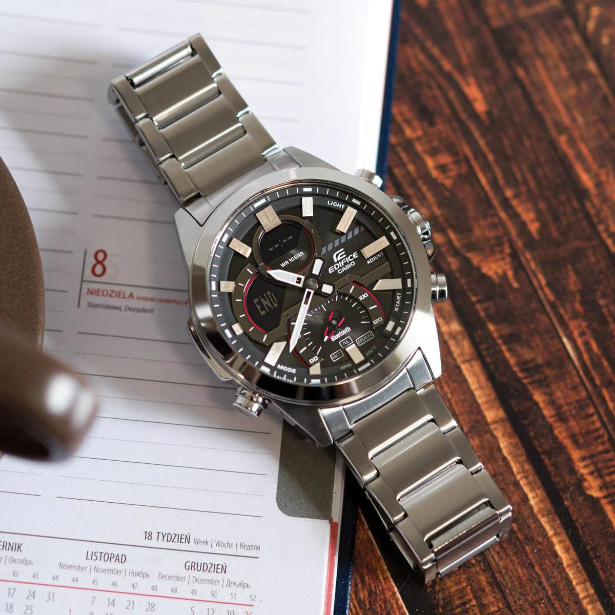 Casio, zilverkleurig, ECB-30D-1AEF