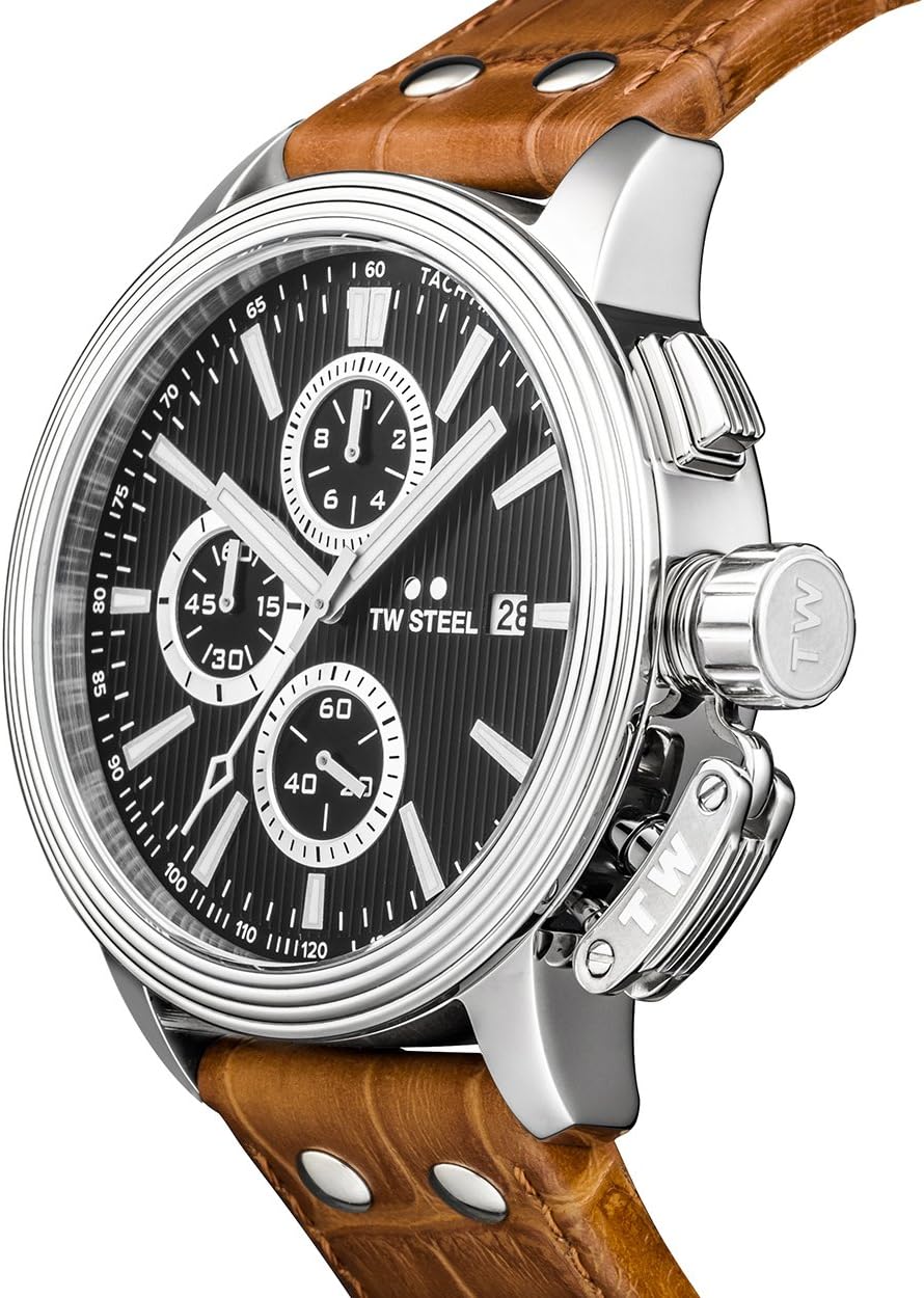 TW Steel 'CEO Adesso' Quartz casual horloge met blauwe band