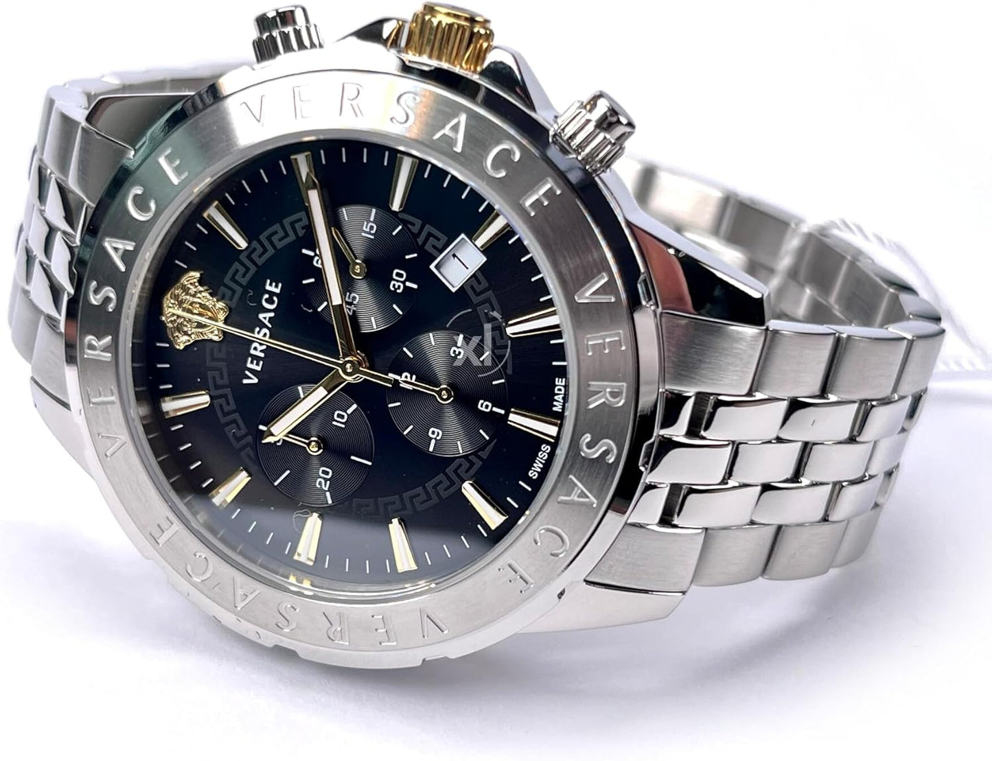 Versace VEV601523 Chrono Signature herenhorloge, 44 mm