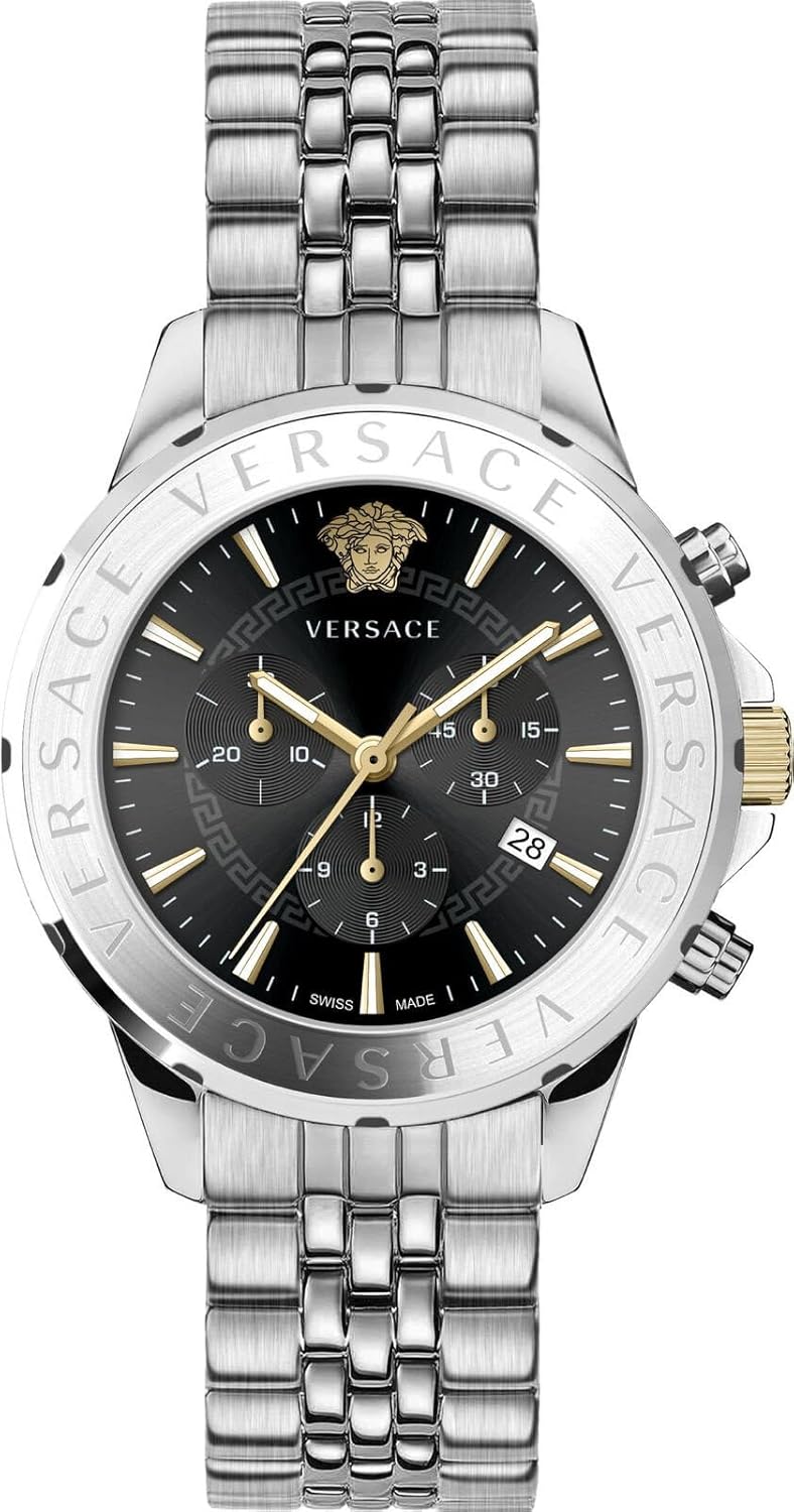 Versace VEV601523 Chrono Signature herenhorloge, 44 mm