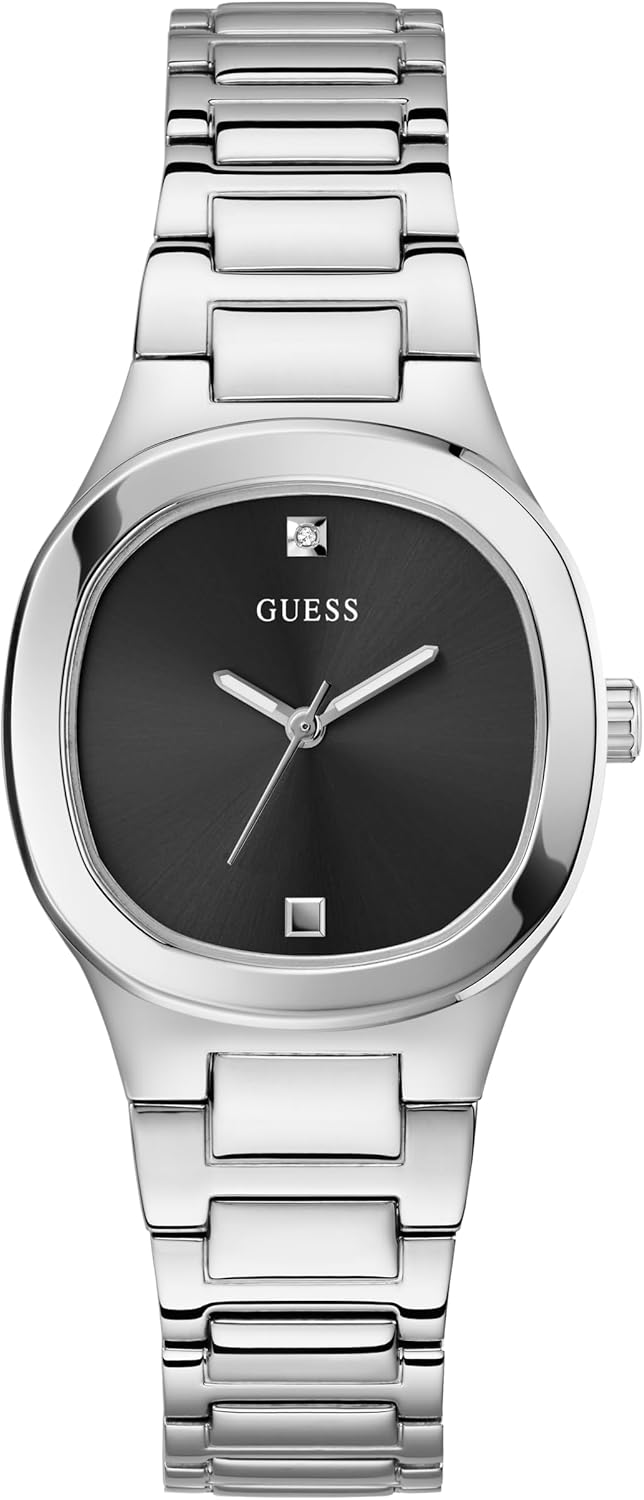 Guess Dames 32mm Horloge - Gouden Tone Armband Champagne Dial Gold Tone Case