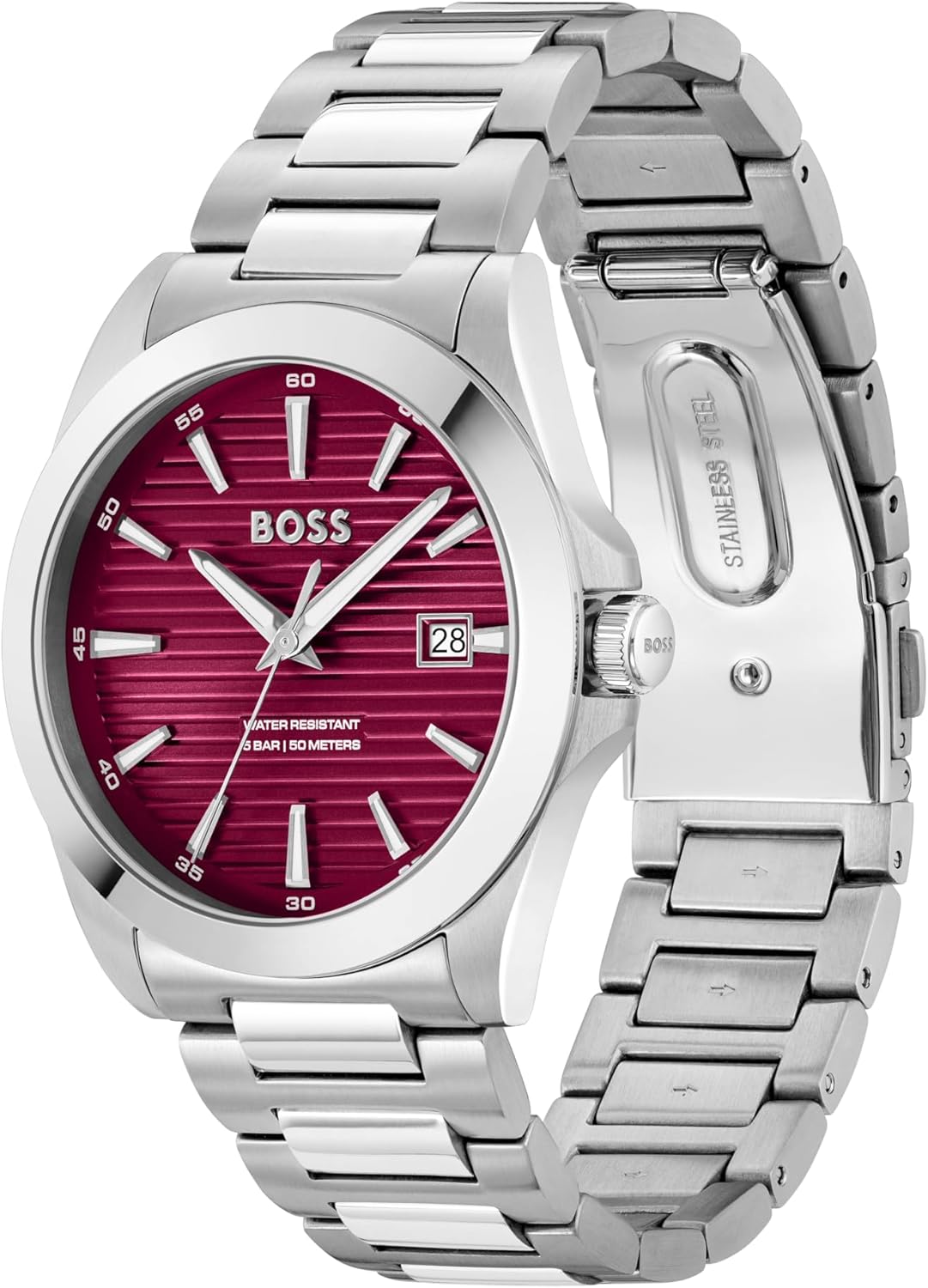 BOSS Strike Qtz Basic Calendar herenhorloge