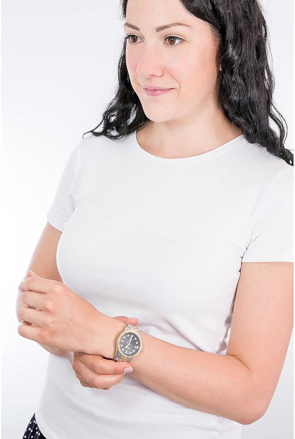 Fossil FB-01 Horloge voor dames, kwarts uurwerk met roestvrij staal of leren band