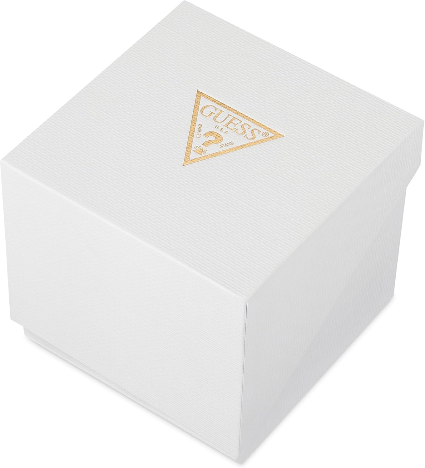 Guess Dames 26 mm horloge - tweekleurige G-Link zilveren wijzerplaat tweekleurige kast
