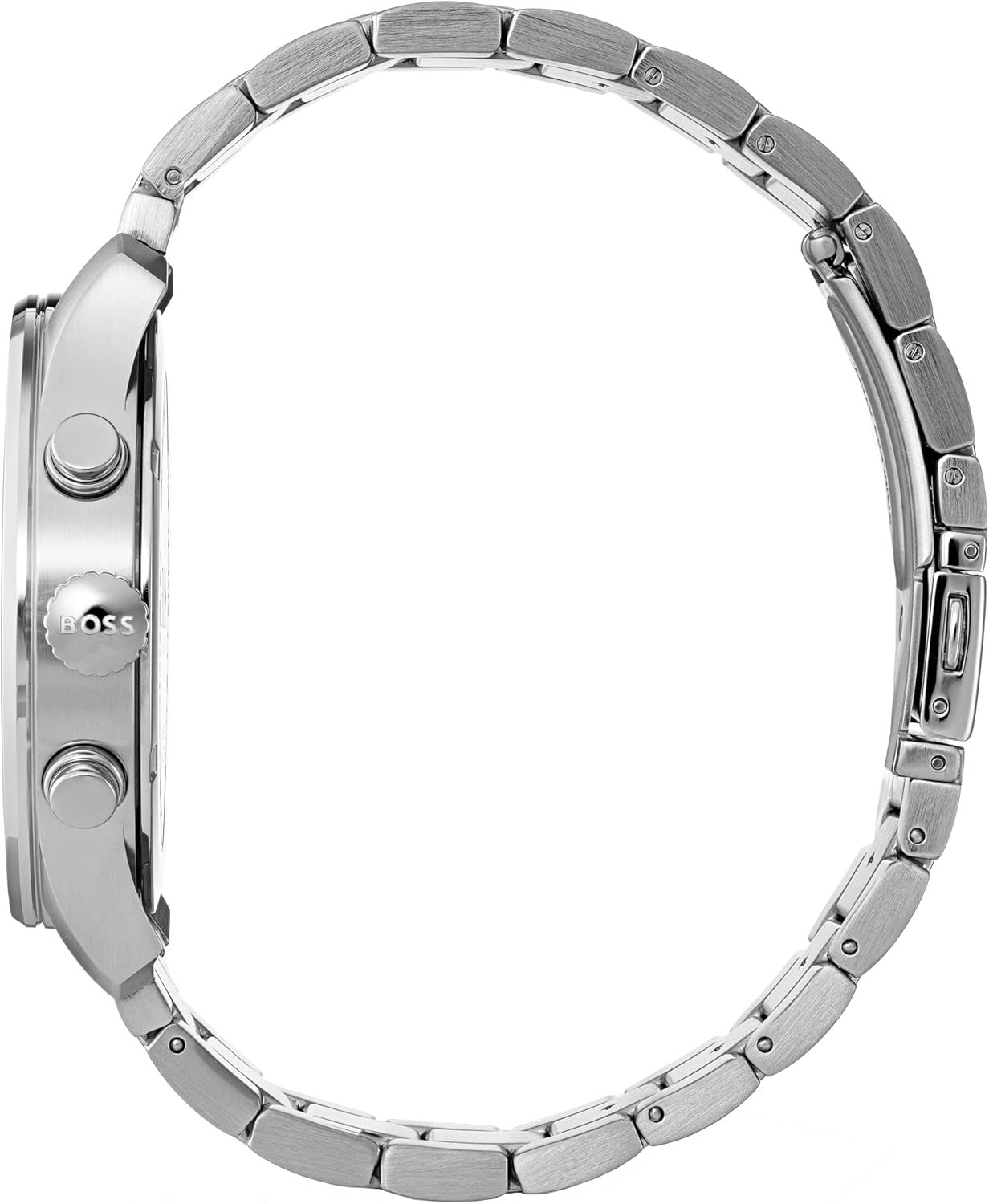 BOSS 1513707 Kwartshorloge voor heren, met roestvrijstalen armband