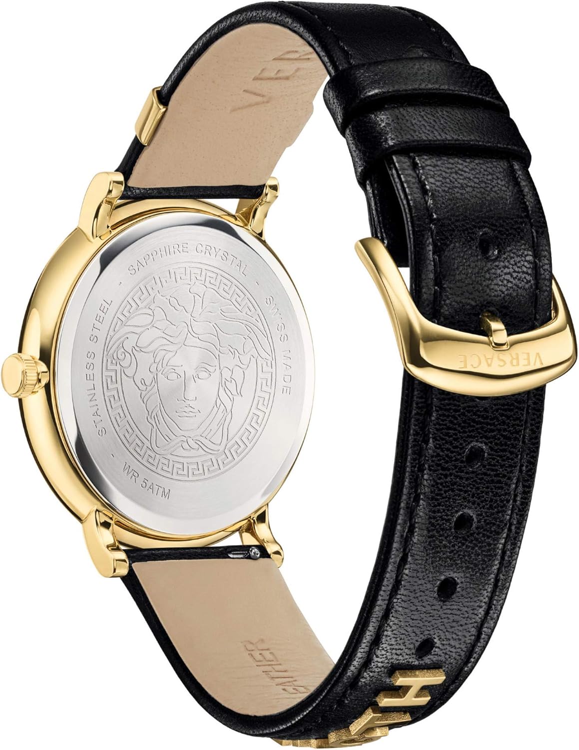 Versace Heren V-Cirkel - The Manifesto Edition Horloge VBQ050017, riem
