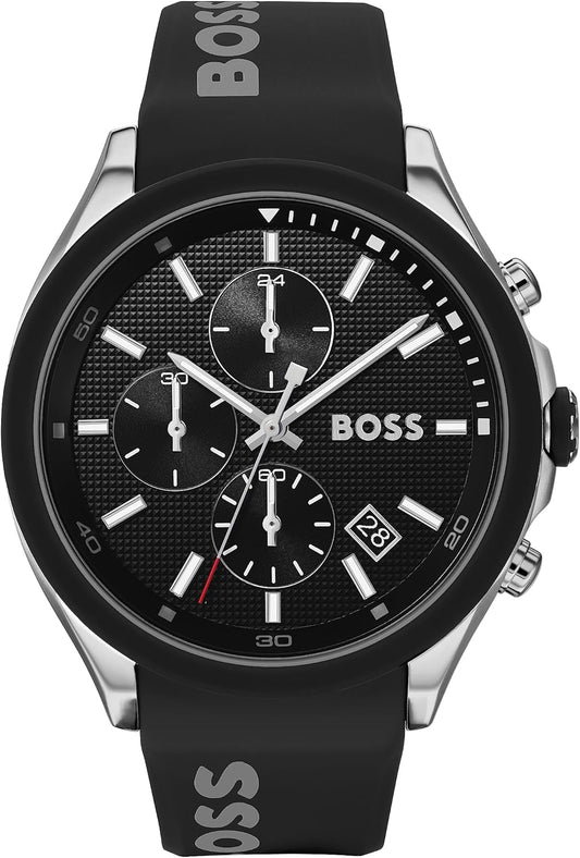 BOSS 1513707 Kwartshorloge voor heren, met roestvrijstalen armband