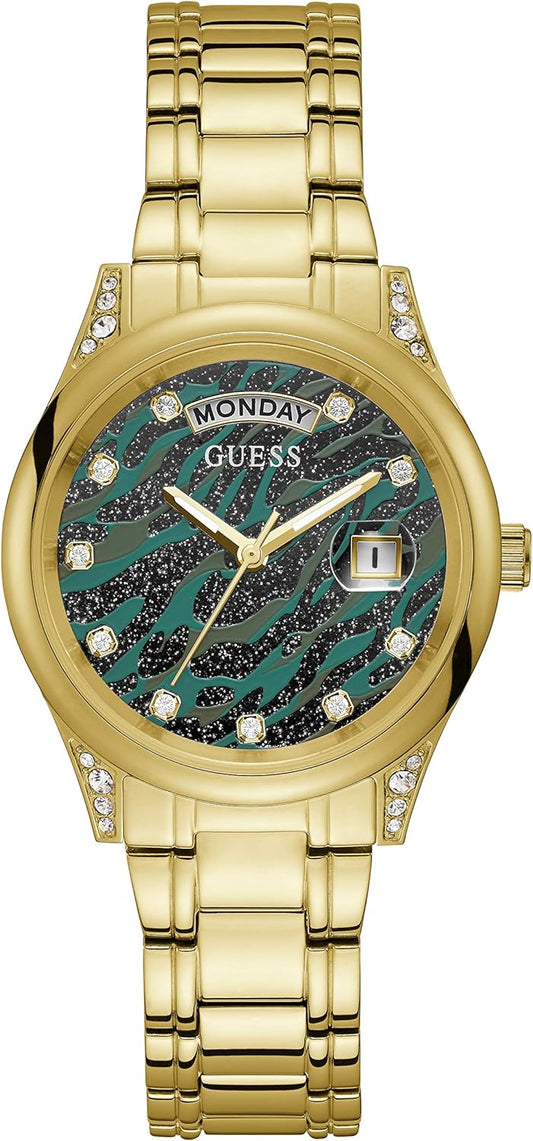 Guess Dames analoog digitaal automatisch horloge met armband S0361942, Meerkleurig, armband