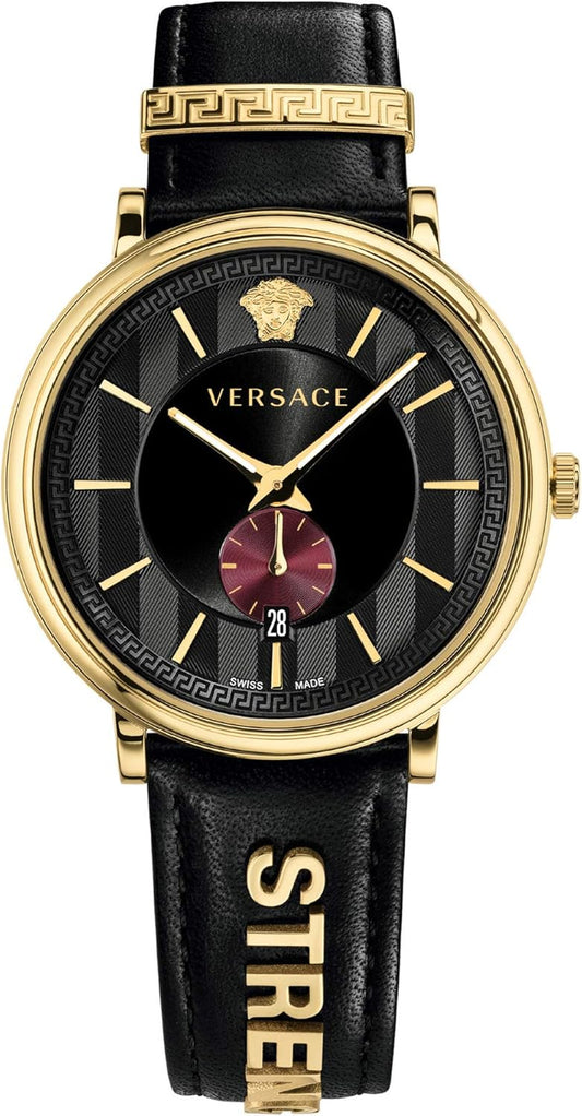 Versace Heren V-Cirkel - The Manifesto Edition Horloge VBQ050017, riem