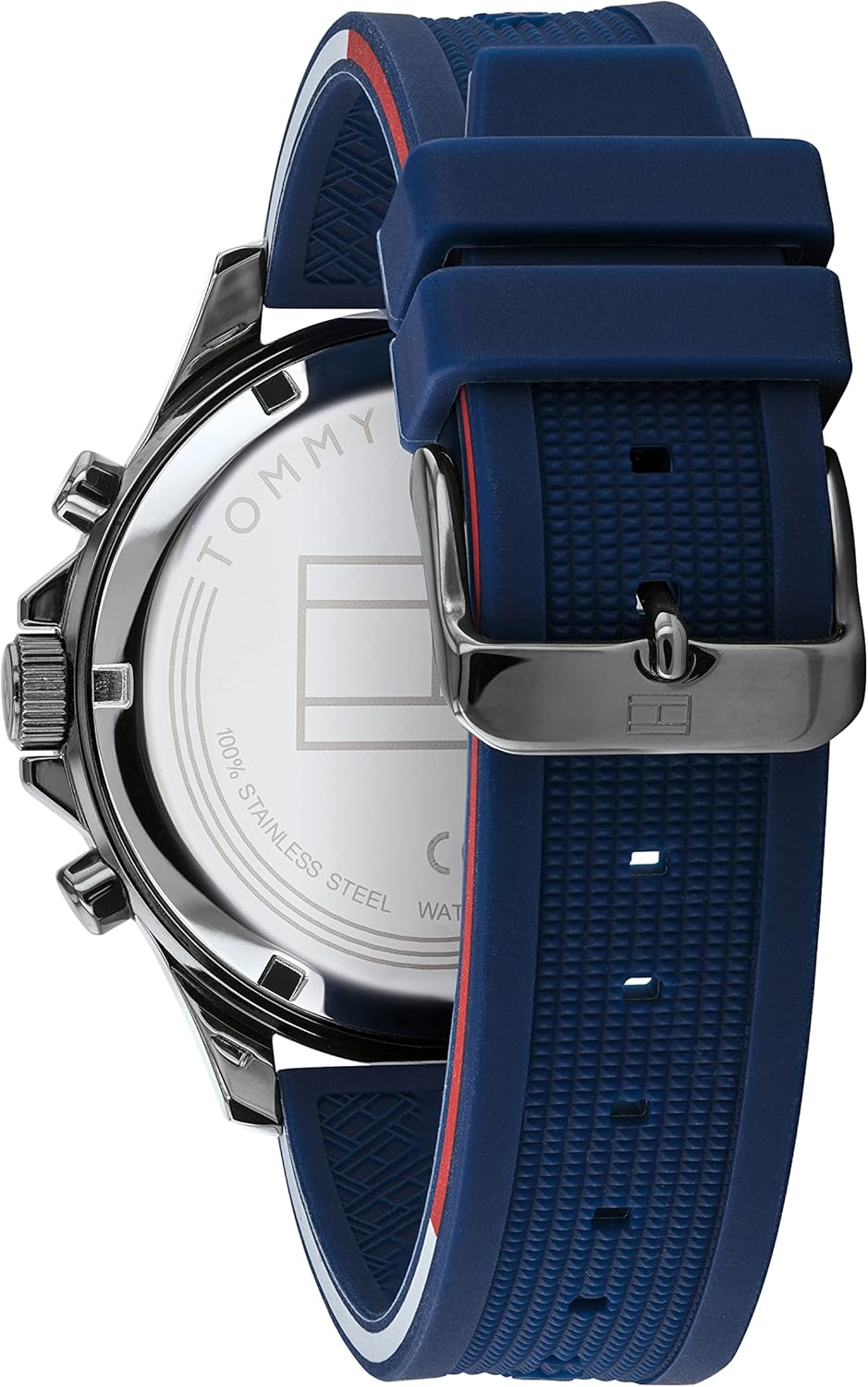 Tommy Hilfiger Analoog multifunctioneel kwartshorloge voor heren met roestvrij staal of siliconen armband
