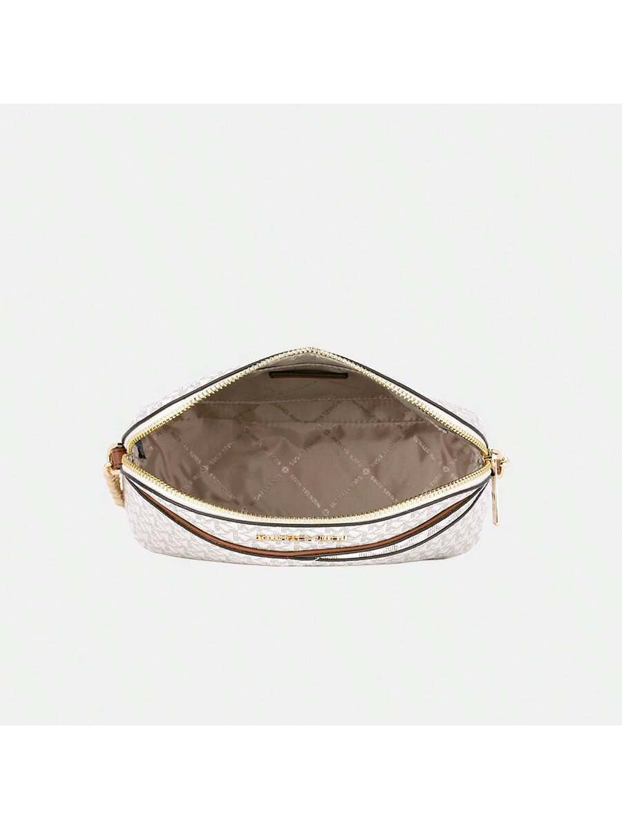 Michael Kors Michael_Kors | Jet Set Travel Medium Logo Dome Crossbody Bag Travel Purses and Bags Women Bags for Women