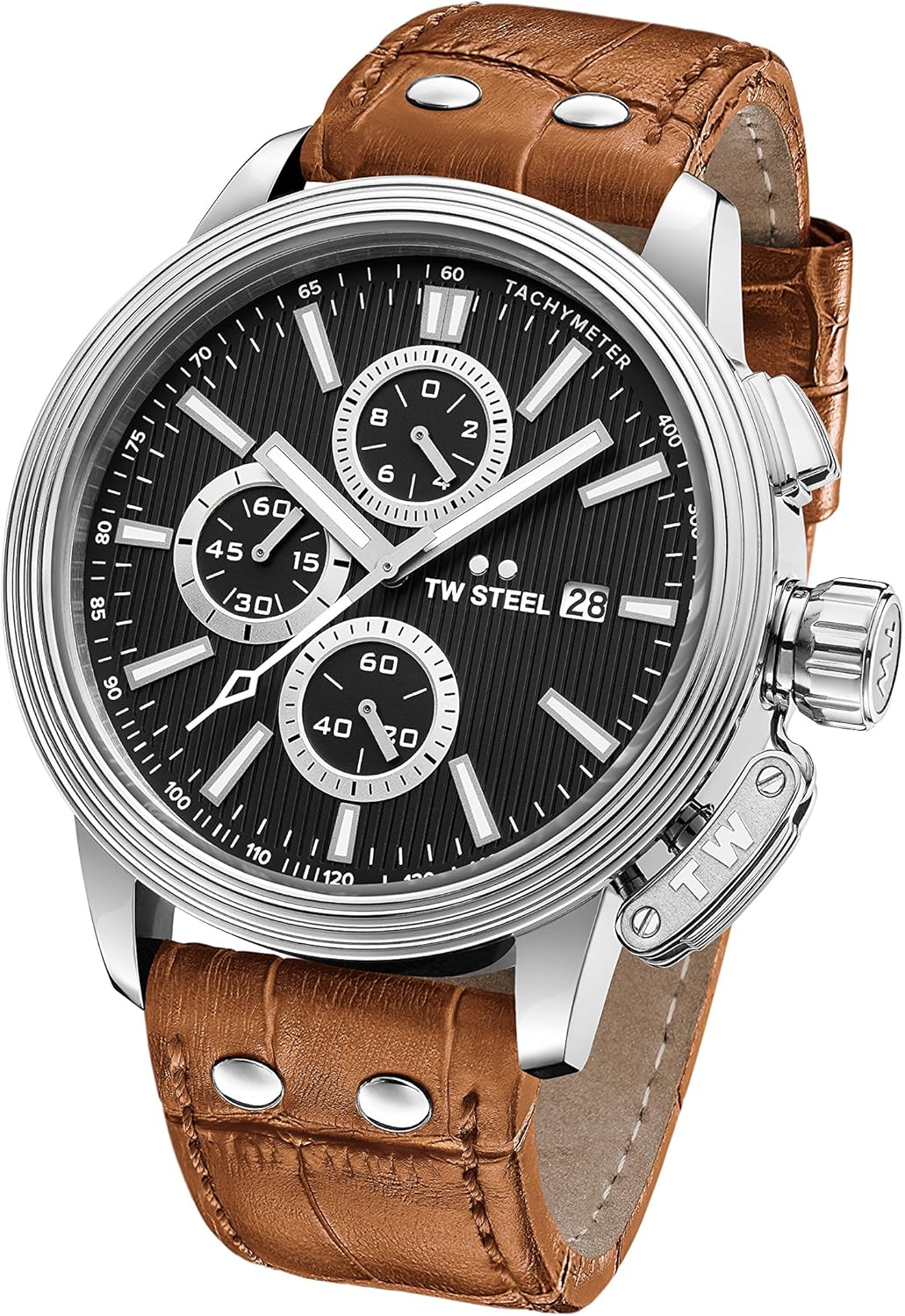 TW Steel 'CEO Adesso' Quartz casual horloge met blauwe band